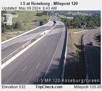 I-5 at Roseburg - Milepost 120